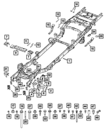 68461034AB - : Transmission Crossmember for Mopar Image