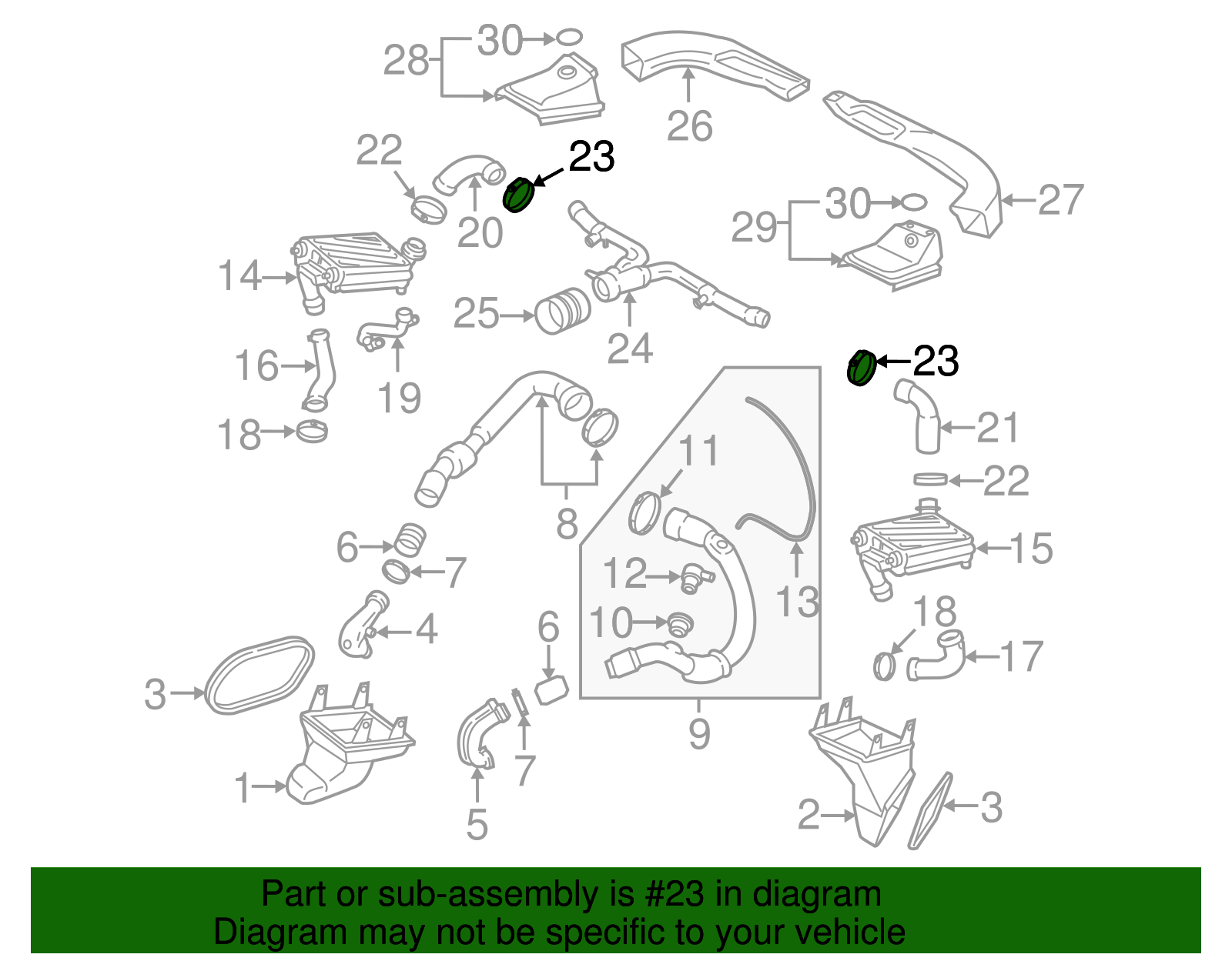 Outlet Hose Clamp - Porsche (N-105-189-01)