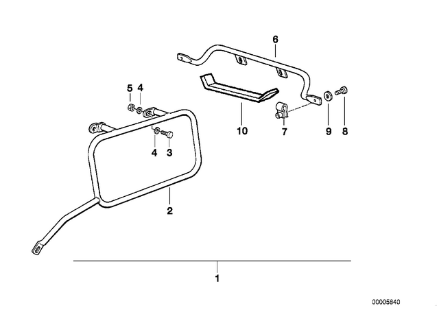 72602315672 - : Clamp - Switch for BMW-Motorrad Image