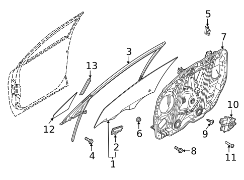 Front Door for 2024 Kia Sorento #2
