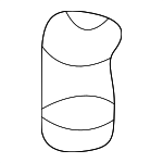 7237282000 - Body: Cushion for Suzuki Image