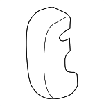 8V0886197BMG6 - : Front Cap for Audi: A3, A3 Quattro, A3 Sportback e-tron, S3 Image