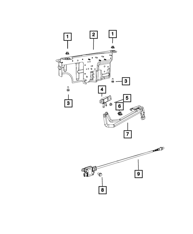 6510625AA - Exhaust: Snap In Nut for Mopar Image