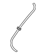 MR487726 - Body: Drain Hose for Mitsubishi: Diamante, Eclipse, Expo, Expo LRV, Galant, Outlander Image