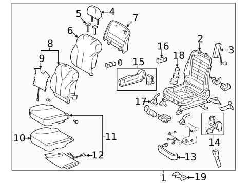Power Seats for 2007 Toyota Camry #1