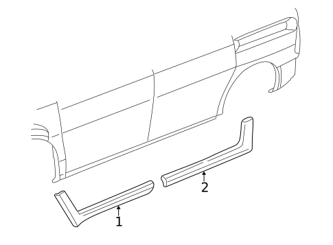 Exterior Trim - Pillars for 2006 Mercury Monterey #0