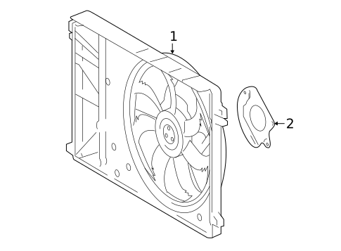 Cooling Fan for 2020 Toyota Camry #0