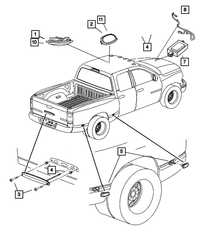 1AN73BD1AB - Electrical: Dome And Reading Lamp for Mopar Image