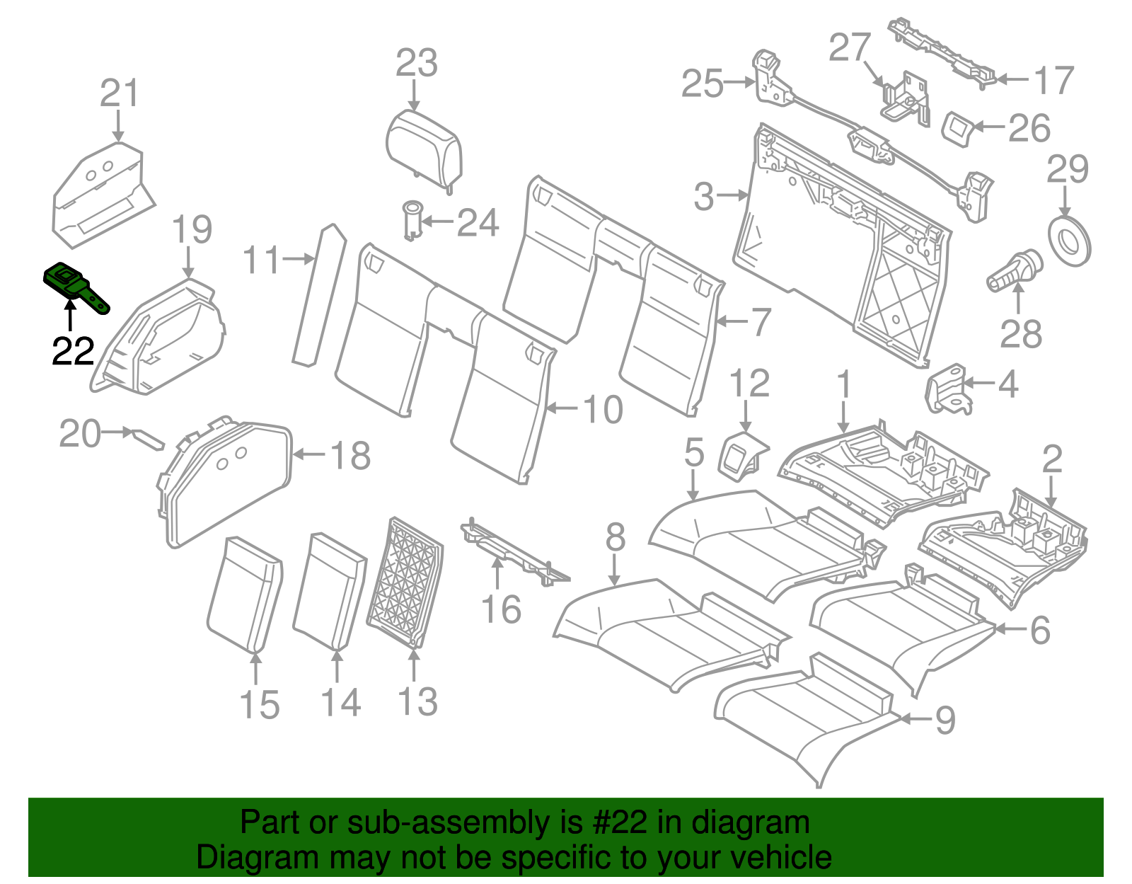 Lock - BMW (72-11-6-977-782)