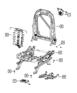 68700410AB - Interior Trim: Front Seat Back Frame for Mopar Image image