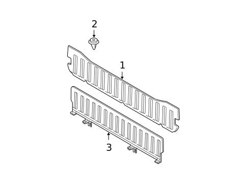 Interior Trim - Tail Gate for 2007 Volvo XC90 #0