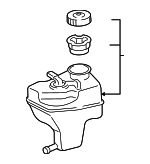 2114300402 - Body: Reservoir for Mercedes-Benz Image