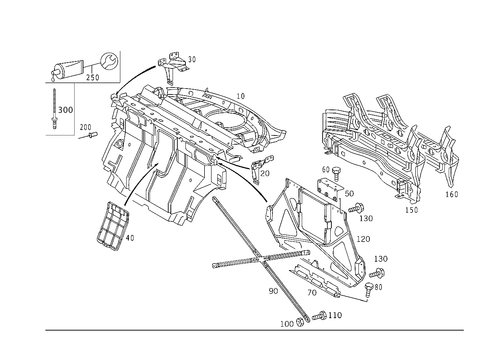 Rear End for 2002 Mercedes-Benz CL500 #0