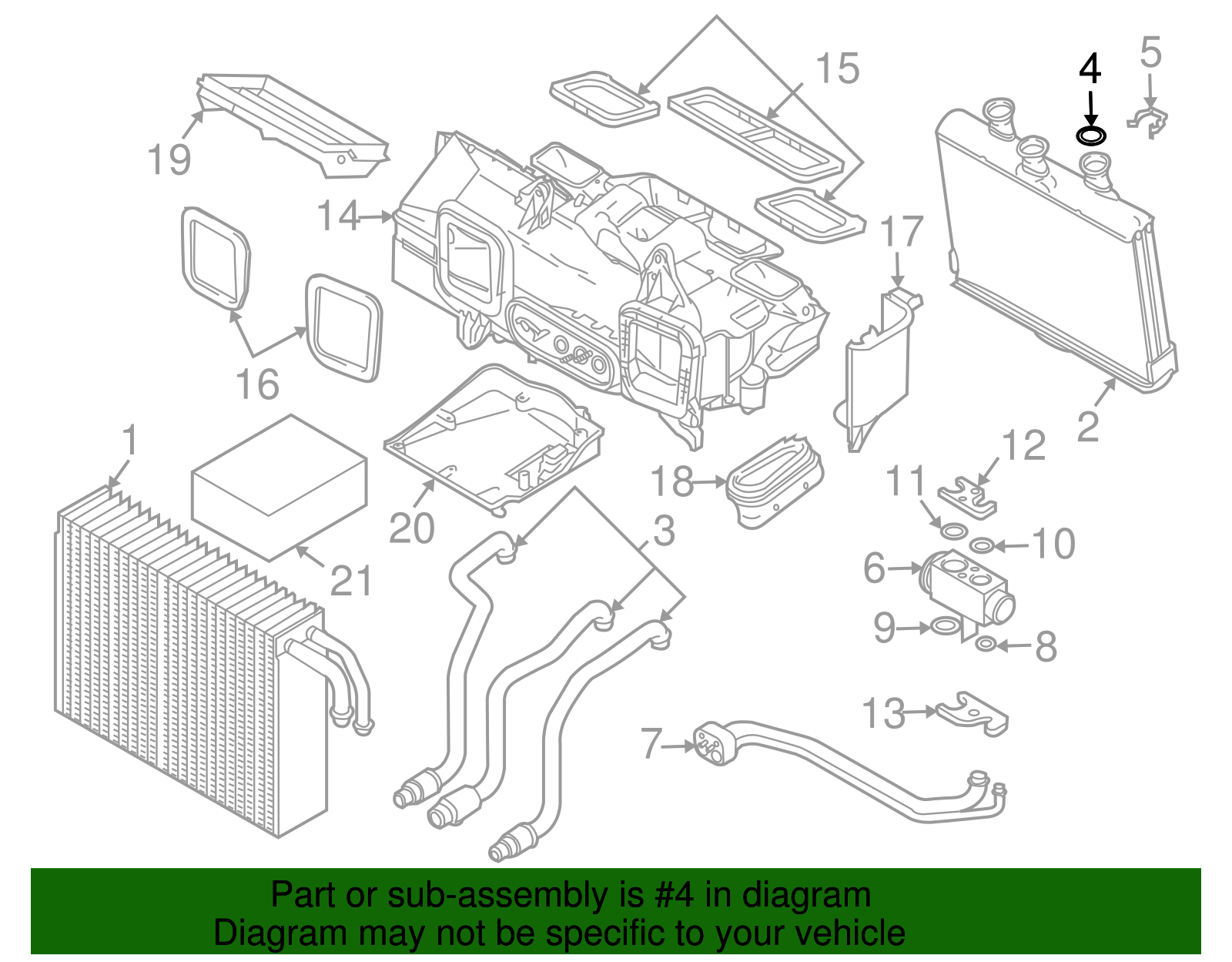 64118377824 - 2008 BMW Pipe Assembly Seal (64-11-8-377-824