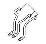 64116913398 - HVAC: Pipe Assembly for BMW: 745i, 745Li, 750i, 750Li, 760i, 760Li, Alpina B7 Image