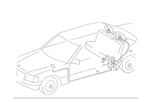Rear Headrest Adjustment for 1993 Mercedes-Benz 500E #0