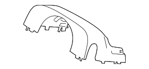 KA1Z3530BB - : Upper Column Cover for Lincoln: Nautilus Image