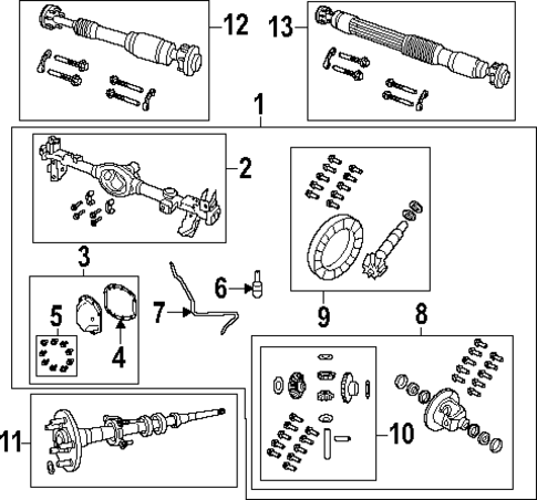 Axle Housing for 2018 Jeep Wrangler #1