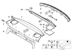 51466955325 - Vehicle Trim: Rear Window Shelf for BMW Image