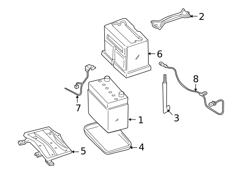 Battery for 2002 INFINITI I35 #0