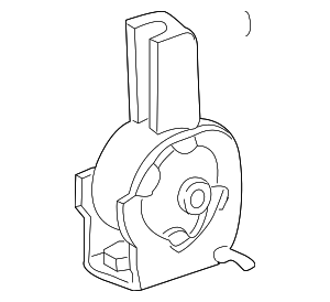 123610D090 - Engine: Engine Mount (Front) for Toyota: Corolla, Matrix Image