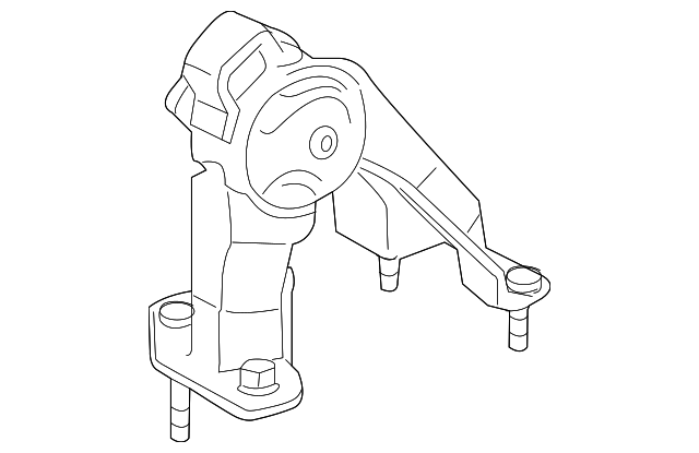 12371-0D110 - Insulator, Engine Mounting, Rear 2003-2008