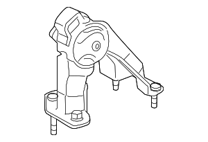 123710D100 - Engine: Engine Mount (Rear) for Toyota: Corolla, Matrix Image
