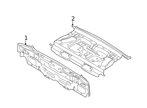 Rear Body for 2017 Volvo S60 Cross Country #0