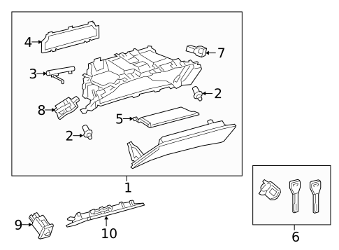 Instrument Panel for 2019 Lexus LS500 #1