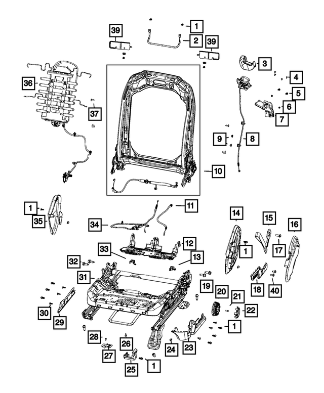5139497AA - Interior Trim: Trim Screw for Mopar Image image