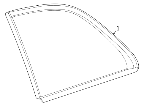 Glass & Hardware for 2025 Mercedes-Benz GLB250 #0