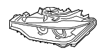 63117338708 - : Headlamp Housing for BMW: 320i, 320i xDrive, 328d, 328d xDrive, 328i, 328i xDrive, 335i, 335i xDrive, ActiveHybrid 3 Image