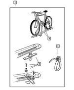 82203471 - Mopar Accessories - Component Parts: Bike Carrier Kit for Mopar Image