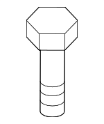 7119908722 - Body: Bumper Cover Bolt for Mini: Cooper, Cooper Clubman, Cooper Countryman Image