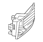 2945451700 - Body: Blind Spot Radar Bracket for Mercedes-Benz Image