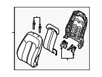 88300C2000SMH - : Seat Back Assembly for Hyundai Image