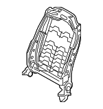 88310C2000 - Body: Seat Back Frame for Hyundai Image