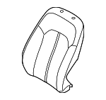 88360C2000SMH - Body: Seat Back Cover for Hyundai Image