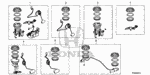 17047TK5A00 - Electrical/Exhaust/Heater/Fuel: METER SET for Honda Image