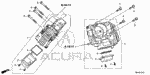 1640058GA01 - Engine: BODY A, ELECTRONIC CONTROL THROTTLE (GMH0B) for Acura Image