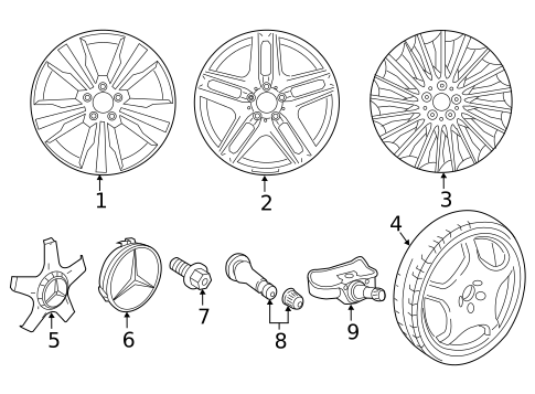 Wheels for 2019 Mercedes-Benz S63 AMG #3