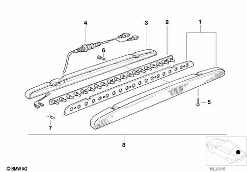 Third Stoplamp for 1995 BMW 530i #0