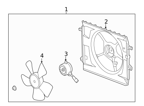 Cooling Fan for 2008 Saturn Sky #0