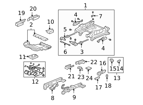 Tracks & Components for 2007 Acura RL #0