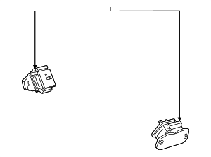 123610F010 - Engine: Engine Mount (Front) for Toyota: Tundra Image