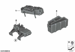 61359216244 - Vehicle Electrical System: Bracket Cas/Cgm/Kafas for BMW Image