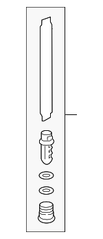 80101TG7A02 - HVAC: Dehydrator for Honda: Passport, Pilot, Ridgeline Image