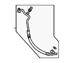 80315T6ZA01 - HVAC: Discharge Hose for Honda: Passport, Ridgeline Image