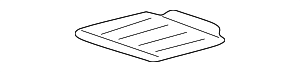 YF1Z54047A74CAA - Body: Console Mat for Ford Image