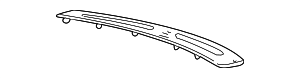 YF1Z54046A77BAB - Body: Windshield Defroster Nozzle for Ford Image